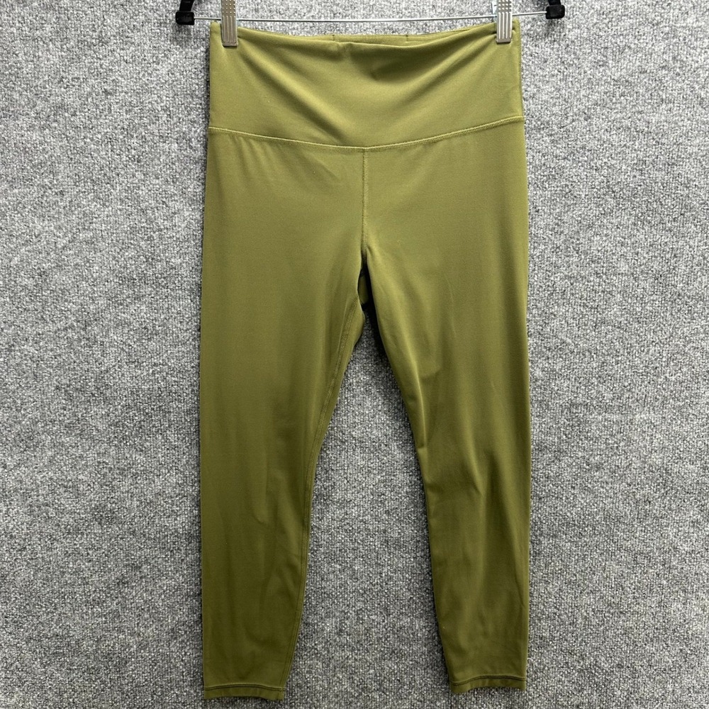 Athleta Ultra High Rise Elation 7/8 Tight Leggings Olive Green Womens Size M